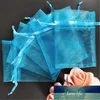 Presente Envoltório 50 pcs presentes sacos 13x18cm Organza pequena para embalagem expositor saco de armazenamento bolsas de casamento jóias natal 5z1 preço de fábrica especialista mais recente