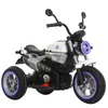 Motocicletas elétricas infantis Triciclos Dual-drive Bebê Motocicletas elétricas podem se sentar em carros de brinquedo infantil andam com luz