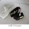 Przenośny Mini XPE + COB LED Headlamp USB Akumulator Kemping Lampa Head Fishing Reflektor Latarka Latarka