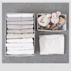 Sous-vêtements organisateur maison boîte de rangement pliable Non-tissé placard tissu boîtes de rangement tiroir 2 tailles 3 couleurs