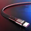 Phone Cables Fast Charging Type C USB Mobile Charge For Samsung S20 S10 S9 note 20 Plus LG cloth Metal Braided Cable