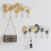 Hooks & Rails Creative Light Luxury Iron Hook Key Storage Rack Wall Hanger Decorative Hanging