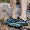 Army Green Men Beach Shoes Outdoor Swimming Shoes Adult Aqua Flat Soft Seaside Shoes Non-slip Walking Barefoot Minimalist Unisex Y0714