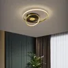 Plafondverlichting LED-kroonluchters Verlichting voor woonkamer Moderne lampdecoratie Creatief huis Binnen Zwarte glans Kroonluchterarmatuur