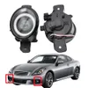 Fog light for Infiniti G37 2010-2011 2 Pieces LED DRL high quality Fog-Lights Angel Eye 12v H11