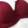 Sexy Strapless Bra Plus Size Non-Slip Push Up Invisible Bras Steel Ring Gathered Big Cup E Tube Tops Underwear Brasier De Mujer 210623