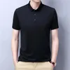 남성용 폴로 짧은 소매 티셔츠 2021 여름 청소년 가벼운 얼음 대형 스포츠 퀵 드라이 셔츠