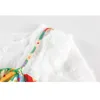 [泥炭]夏のファッションラウンドネック半袖ホワイトドレスプリントスリングタンクトップ女性女性ツーピーススーツ13C710 210527