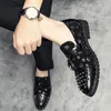 High Shoes British Style Quality Italian Leather Oxford Large Size Fashion Luxurious Men Dress Male Shoe 2724