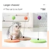 Juguete para gatos Bola de resorte interactiva Juego automático Palo para gatos Aliviar el aburrimiento Resistente a mordeduras Accesorios para gatitos Suministros para gatos 210929