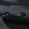 Bracelettes bracelets de bracelets de bracelets de bracelets pour hommes de couleur arc-en-ciel pour hommes lesbiennes gay fier