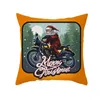 재미 있은 산타 크리스마스 던져 베개 커버 18x18 인치 산타 클로스 애완 동물 소파 소파 GGE2157에 대 한 홈 장식 베개