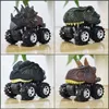 Bébé Mini dinosaure jouet modèle tirer voitures gros pneus roue véhicules camion bébé jouets 314 ans garçon fille cadeaux créatifs7722179