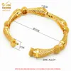 4 pcsLot indyjskie złote bransoletki uroku bransoletki dla kobiet afrykańska biżuteria luksusowe dubaj 24 k pozłacana biżuteria prezent ślubny 220713