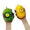 Party Favor Durian Fidget Toys Anti Stress Ball Squeeze Funny Simple Simulate Fruit Kids Decompression Toy Children