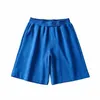 Running Shorts Lato Dwa Nosić Sport Kobiety Wysoka Talia Kieszonkowa Siłownia Fitness Luźne Oddychające Trening Szeroki Nodze Jazda na rowerze