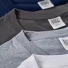 ExtFinación | Camisetas de algodón de verano para hombre, camisetas de manga corta de Color sólido para hombre, camisetas casuales básicas para hombre, camiseta 210329