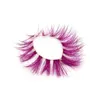 Colorful 5D Mink Eyelashes 15mm 20mm Eye makeup False lashes Soft Natural Thick Fake Eyelashes Lashes Extension Beauty Tools for dancing party 32 styles