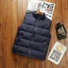 Gilets pour hommes automne hiver coton gilet veste épaissie 7XL 6XL 5XL gilet jeunesse sport hommes