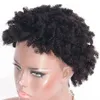 Peruvian Human Hair Wigs African American 130% Natural Color Short Tight Kinky Curly Wig Machine Made