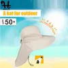 Furtalk قبعة الشمس للنساء الصيف ذيل حصان سفاري القبعات مع الرقبة رفرف واسعة بريم تنفس حماية الشمس الصيد المشي قبعة 210323