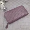 Ganze Brieftaschen von höchster Qualität Italien Lambskin Original Leder Reißverschluss um langen Brieftaschen für Frauen Männer Geldbeutelhalter Geschenkbox FA4432489