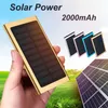 20000mAh Solar Pover Bank för Xiaomi iPhone LG Telefon Power Banks Laddare Batteri Portable Mobile PowerBank