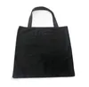 20pcs Shopping Bags sublimation DIY Blank white Peach skin velvet single sides 9 grid prints Handbag