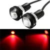 12V 3W 18mm Auto Moto LED Eagle Eye Targa Licenza con DRL Fanale posteriore