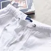 1999 Spring Summer Men Fashion Brand Chinese Style Cotton Linen Loose Pants Male Casual Simple Thin White Straight Pants Trouser 211013