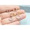 50PCs Body Smycken - CZ Shine Labret Ear Helix Bar Lip Piercing Nose Septum Ring 18GX6 / 8mm Bend Style