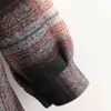 Casual vrouwen lange oversized geruite wollen jas mode dames zachte mouw bovenkleding vrouwelijke vintage losse jassen 210515