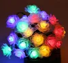 100LEDS Luzes de Solar Solar Luzes Ao Ar Livre Água Fairy Light Light 2 Modos Rose Lâmpada para Festas Festa Jardim LED Strings