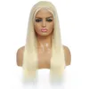 1034Inch transparent spets peruker brasiliansk kroppsvåg 13x4 13x1 Human Hair Lace Front Wigs Blonde Color 613 Straight Hume Hair Wigs1226345