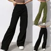 Jeans de femme Vintage Baggy déchiré Wided Wide Women Femmes Petit ami Casual Pantalon Couleur haute taille Solide Denim Pantalon T5