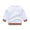 Boys T Shirts Spring Autumn Long Sleeve Tops Kids Brand Plaid Sweatshirt Children Boy Clothing Clothes 211110