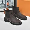 Designer de luxo Beaubourg desde 1854 bota de tornozelo moda mulher salto botie linha ranger botas pretas com caixa original
