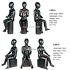 Fashionable Full Body Wholesale Boutique Mannequin Models Baby Child Manikins Dummy Matte Black Children Kids Mannequins For Clothing Display