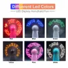 Nouveau Mini Portable pratique Message personnalisé batterie lumière colorée ventilateur Programmable affichage LED ventilateur de refroidissement électrique de poche