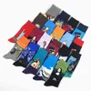 Verkauf lustige Herren Herren Socken Mittelrohr Promi Ölgemälde Serie Freizeitsocken Mann