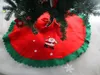 2021 helt ny 90cm Santa Claus Tree kjol non-woven julgran dekoration leveranser