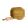 2021 Latest bamboo and wood Smoking Accessories trays 18 * 14cm wooden operating with magnet cigarette tray
