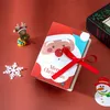 50% Off Christmas Boxs Magic Book Torba Prezent Cukierki Puste pudełko Wesołych Świąt Wystrój Dla Domu Nowy Rok Natal Presents Party S912 Ottie 700 sztuk