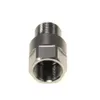 M16 x 1 tot 5/8-24 draadadapter brandstoffilter roestvrij staal M16x1 SS oplosmiddelvaladapter voor Napa 4003 Wix 24003 M16x1R 5/8x24