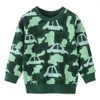 16 Stili INS Ragazzo Abbigliamento per bambini Felpa con cappuccio 100% cotone O-Collo Manica lunga Completo Dinosauro Arcobaleno Aereo Design diverso Stampa primavera autunno Capispalla Bambino Abbigliamento casual