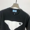 Мужские футболки-дизайнер Новый AOP Жаккардский вязаный свитер.