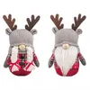 Juldekorationer Santa Claus docka för Home Elk House Ornaments Xmas Tree Decor 2021 Nyårsgåvor