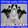 Moto Fairings For SUZUKI KATANA Black white GSXF 650 GSXF-650 GSX 650F 08-14 29No.5 GSX650F 08 09 10 11 12 13 14 GSX-650F GSXF650 2008 2009 2010 2011 2012 2013 2014 Bodys