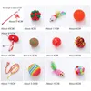 Cat Toys Christmas Stocking Shape Toy Set Small Medium Cats Dog Bite-resistant Training Interactive Gifts For Pets