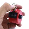 100pcs New 4 Digit Number Hand Held Manual Tally Counter Digital Golf Clicker Training Handy Count Counters DH9070